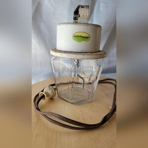 Vintage Working KWIKWAY Electric Mixer/Glass Jar. 3 Cup Capacity Holiday